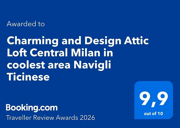 Charming And Design Attic Loft Central Milan In Coolest Area Navigli Ticinese